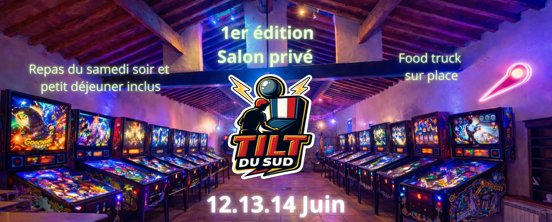 tilt du sud du 12 au 14 Juin 2026